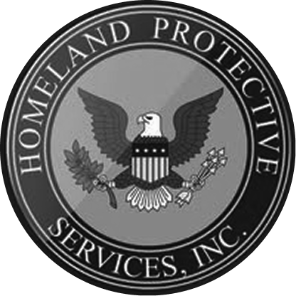 Homeland protective service logo in black