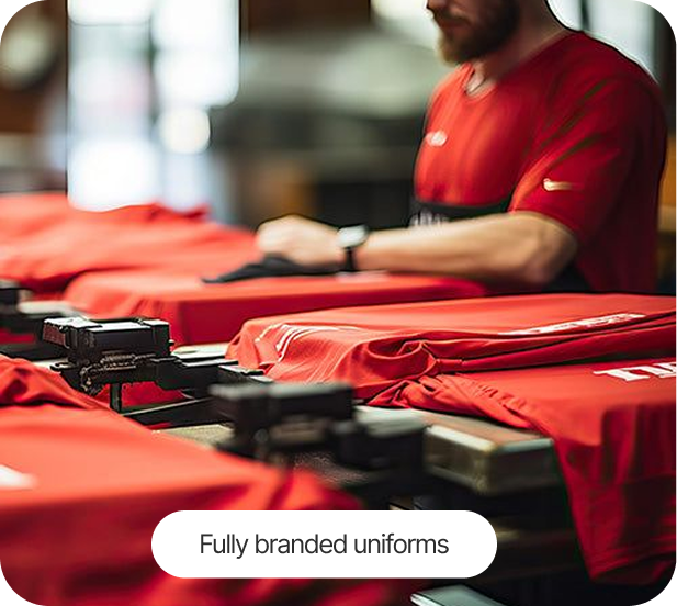 Homeland Protective Team Fully branded uniforms