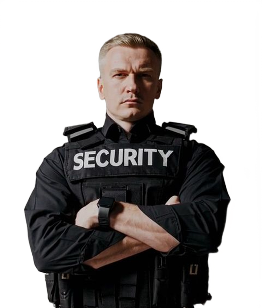 A Man Security Guard