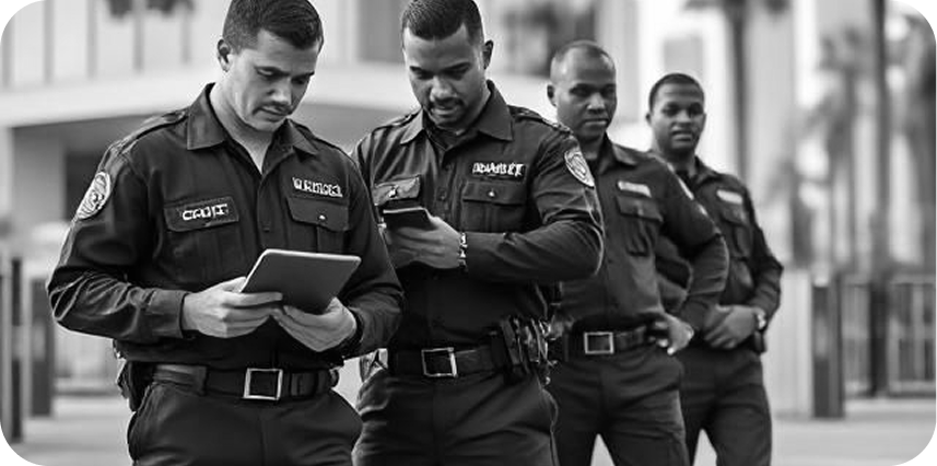 Homeland Protective Security guards set